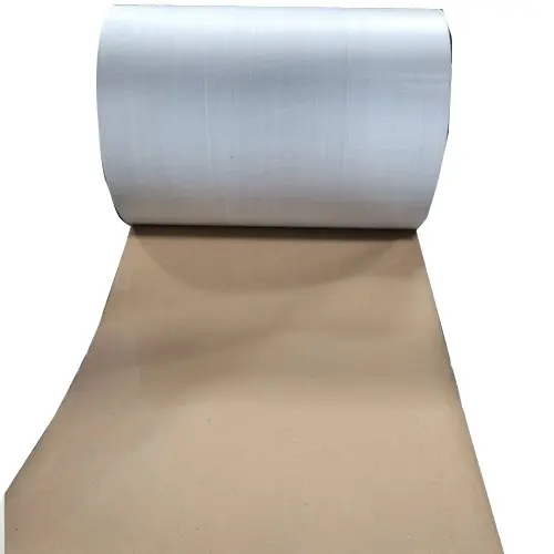 Kraft paper laminated PP woven fabric